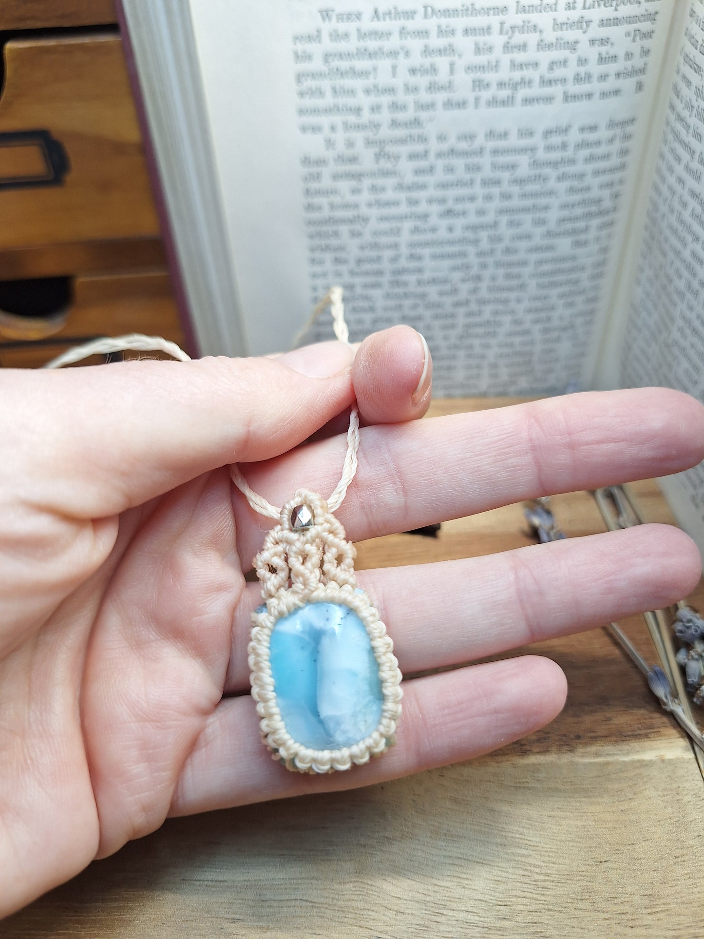 Halskette mit Larimar