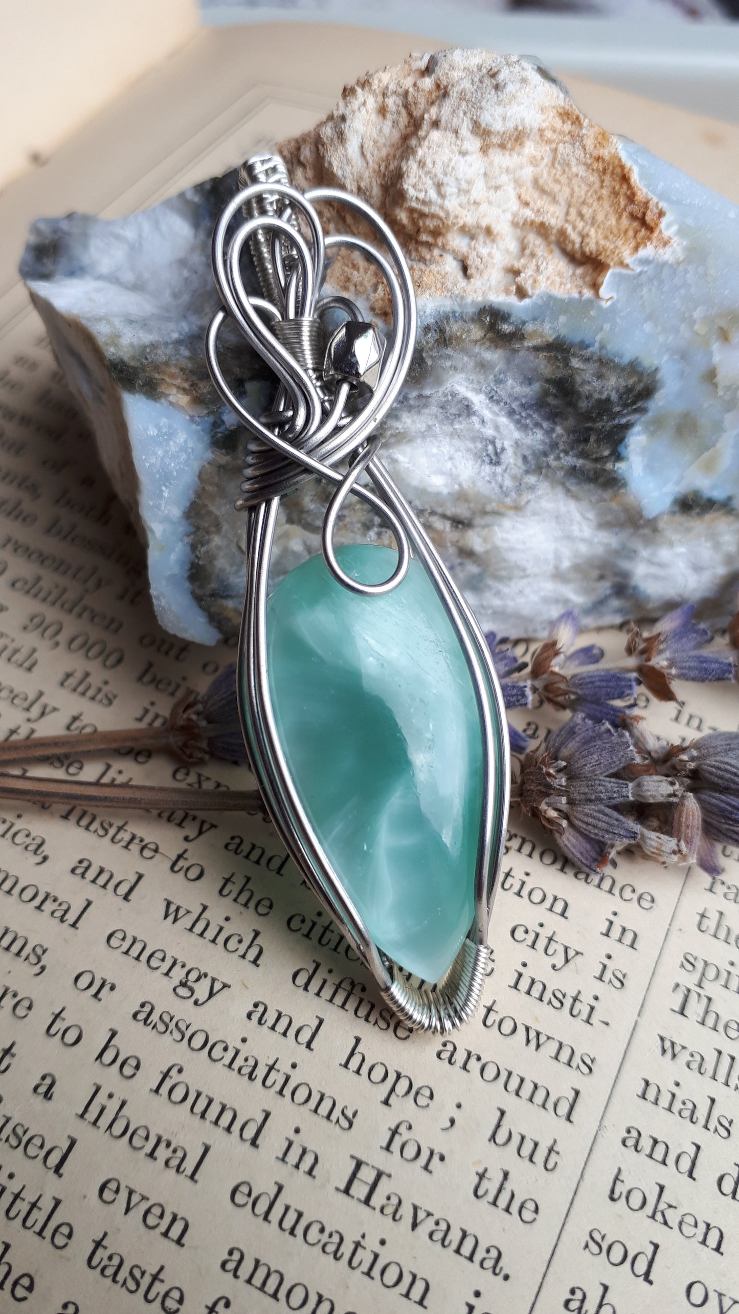 Kettenanhänger mit Mermaid Glass