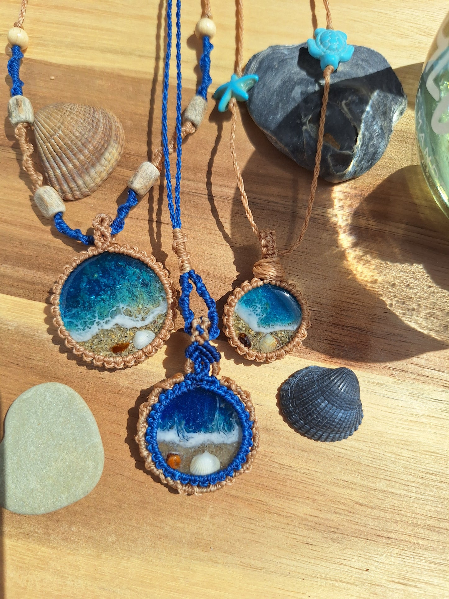 Makramee Kette „Strandliebe“