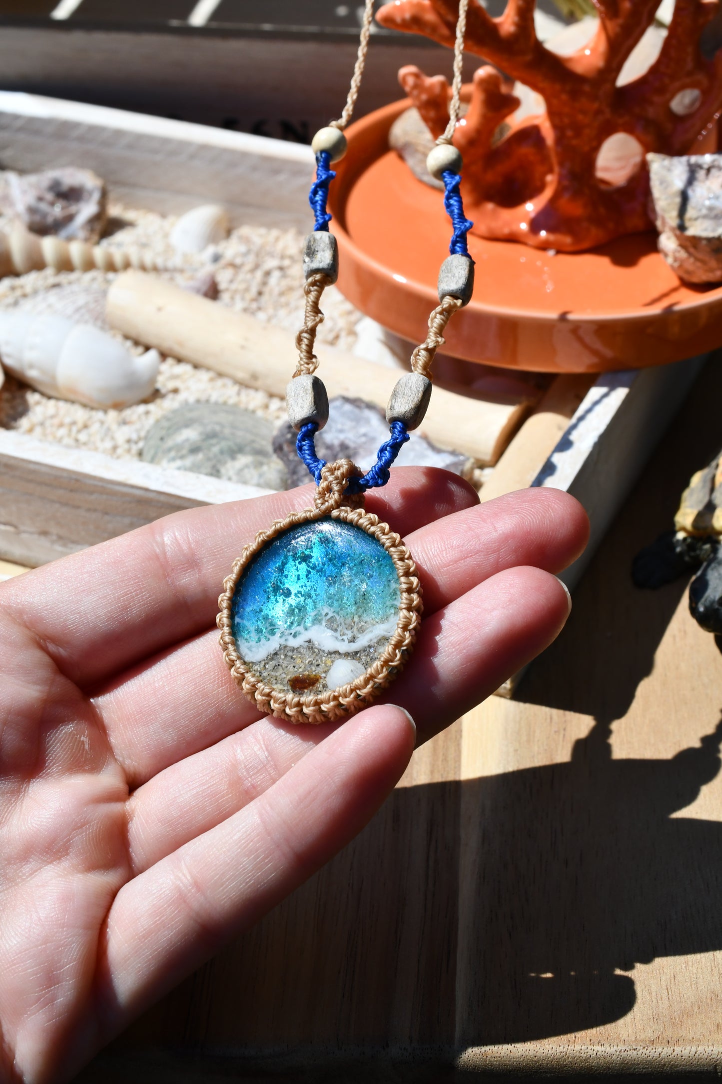 Makramee Kette „Strandliebe“ 2