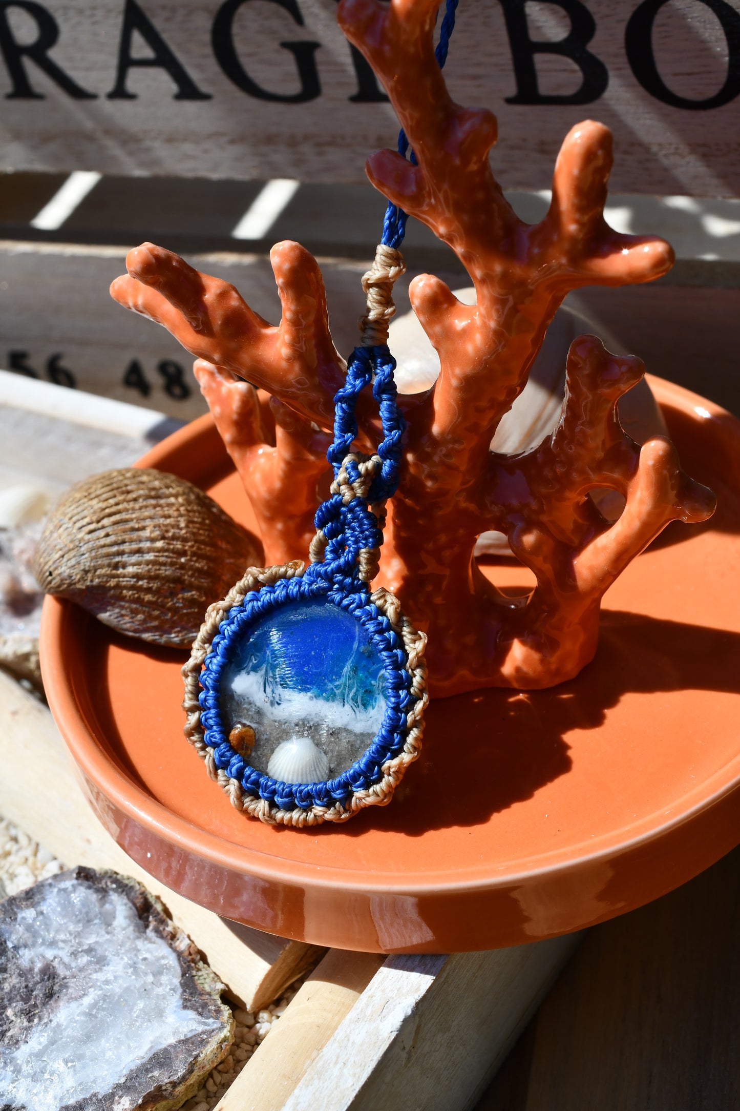 Makramee Kette „Strandliebe“ 6