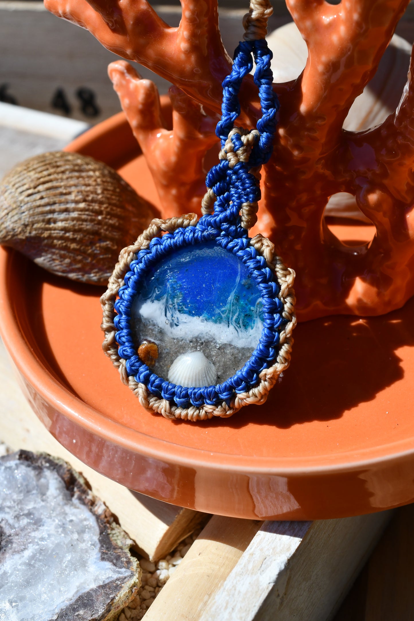 Makramee Kette „Strandliebe“ 7
