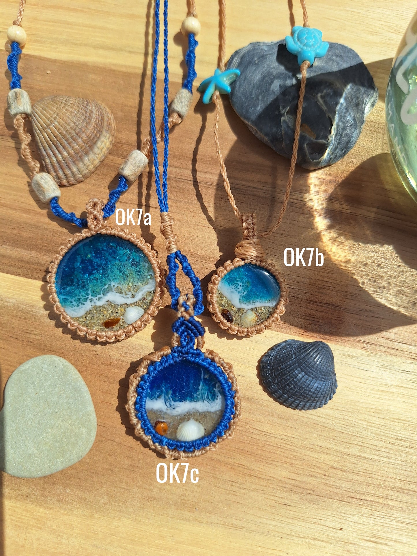 Makramee Kette „Strandliebe“