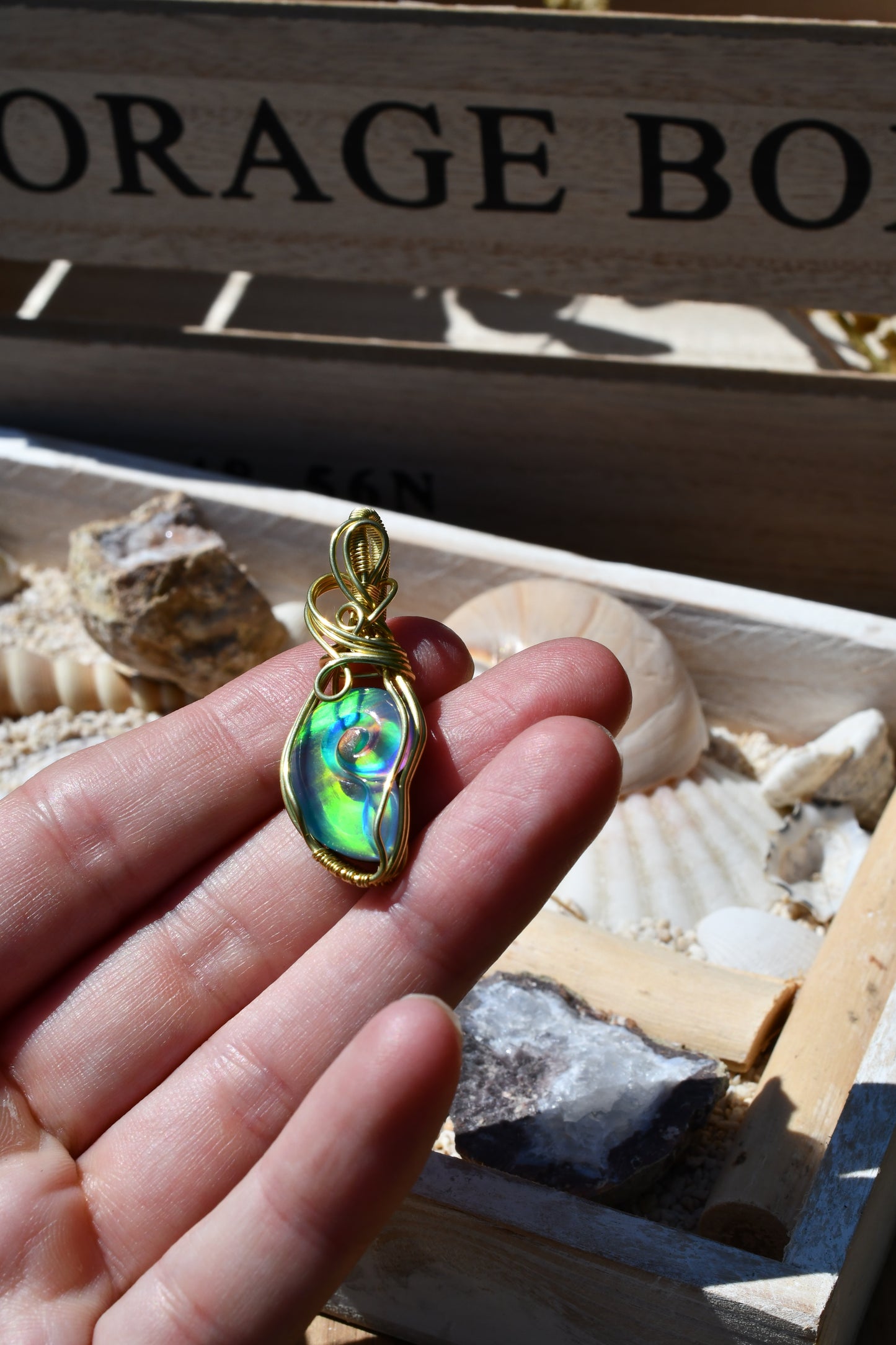 Aurora Opal Muschelanhänger 16a_2