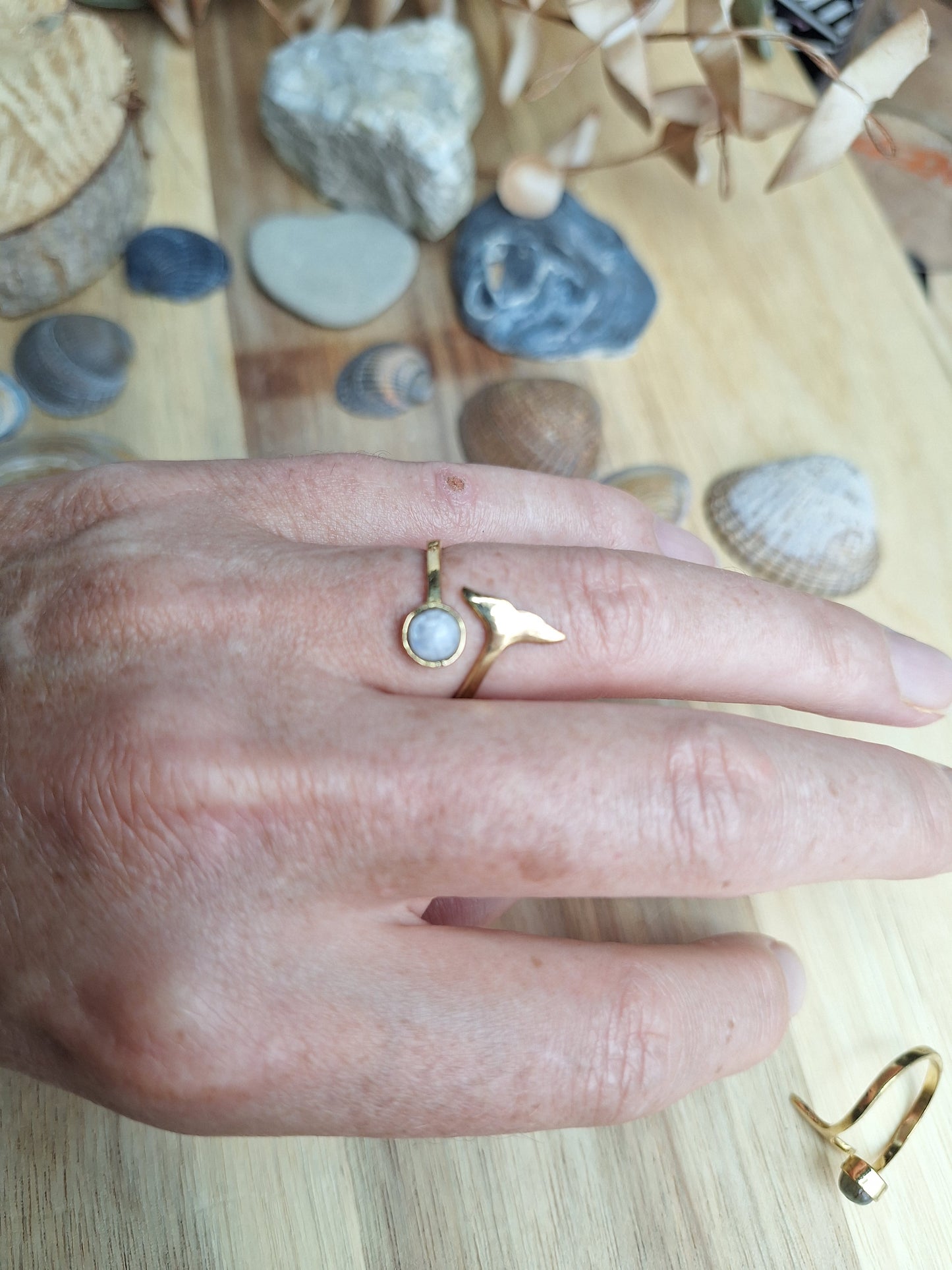 Fingerring mit Walfluke10
