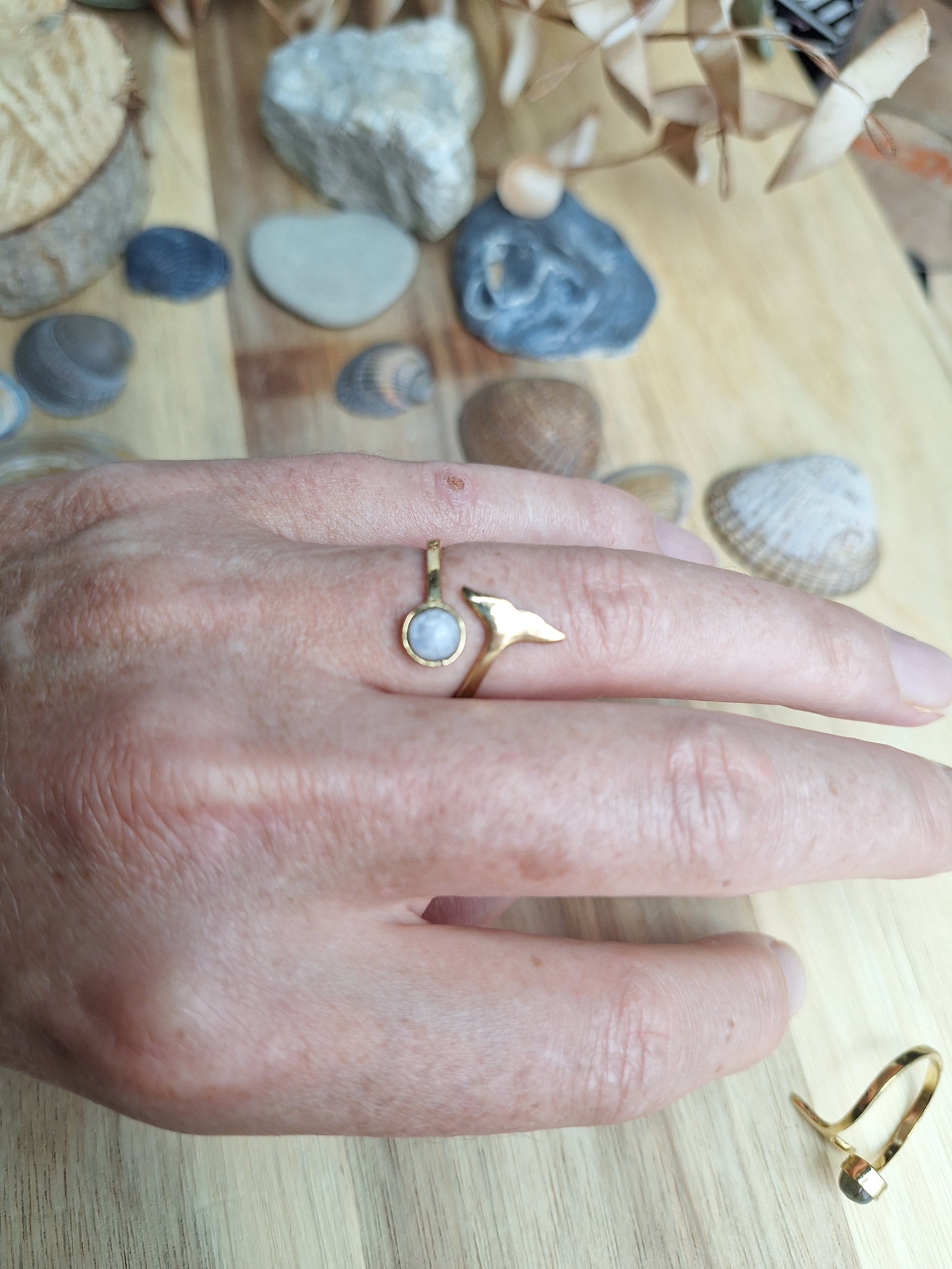 Fingerring mit Walfluke10