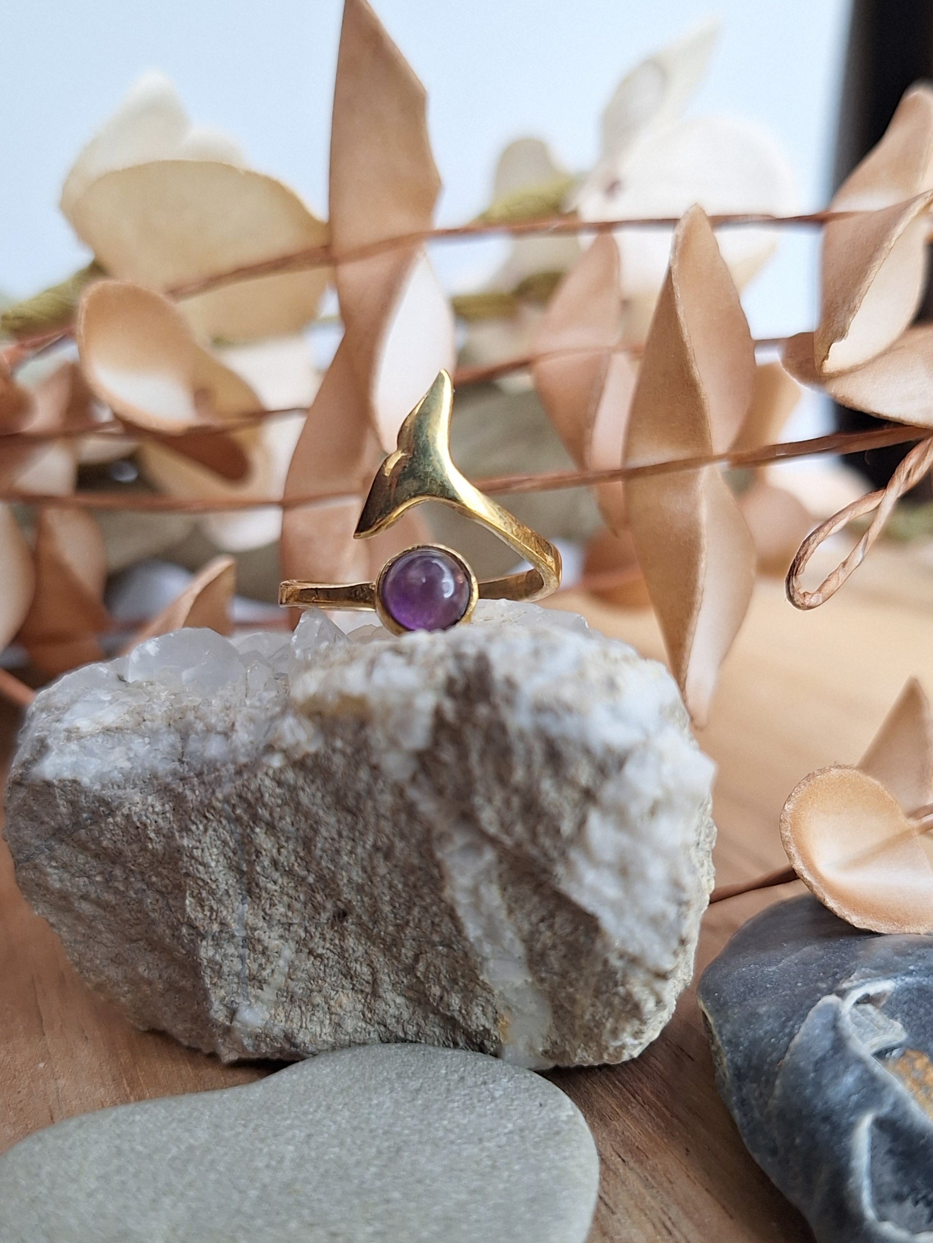 Fingerring mit Walfluke7