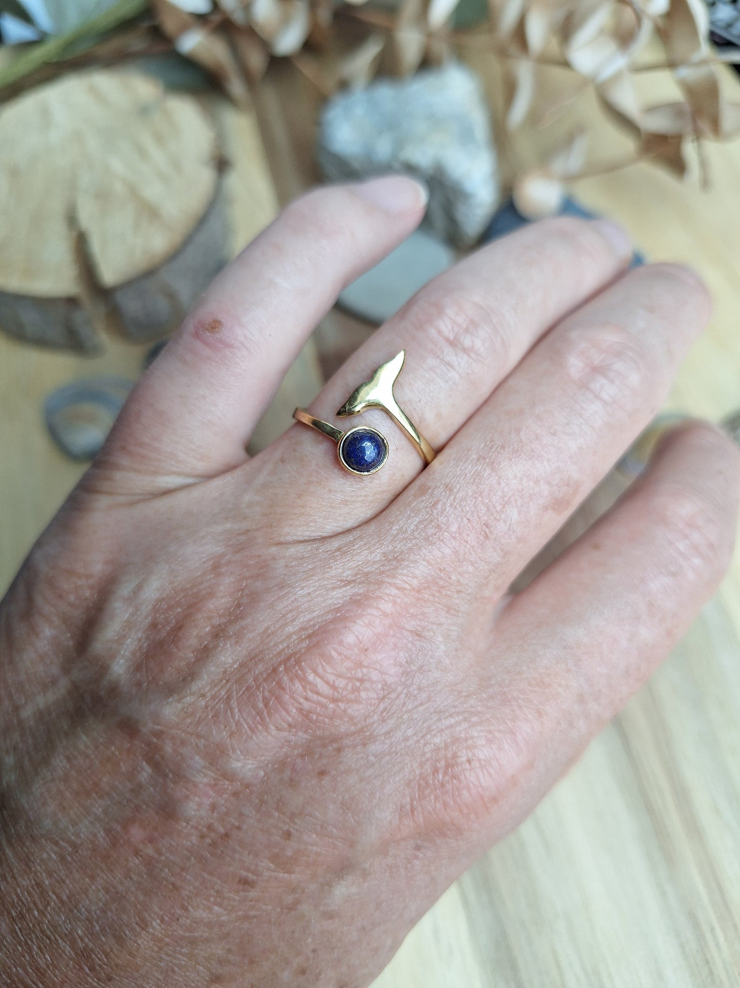 Fingerring mit Walfluke8