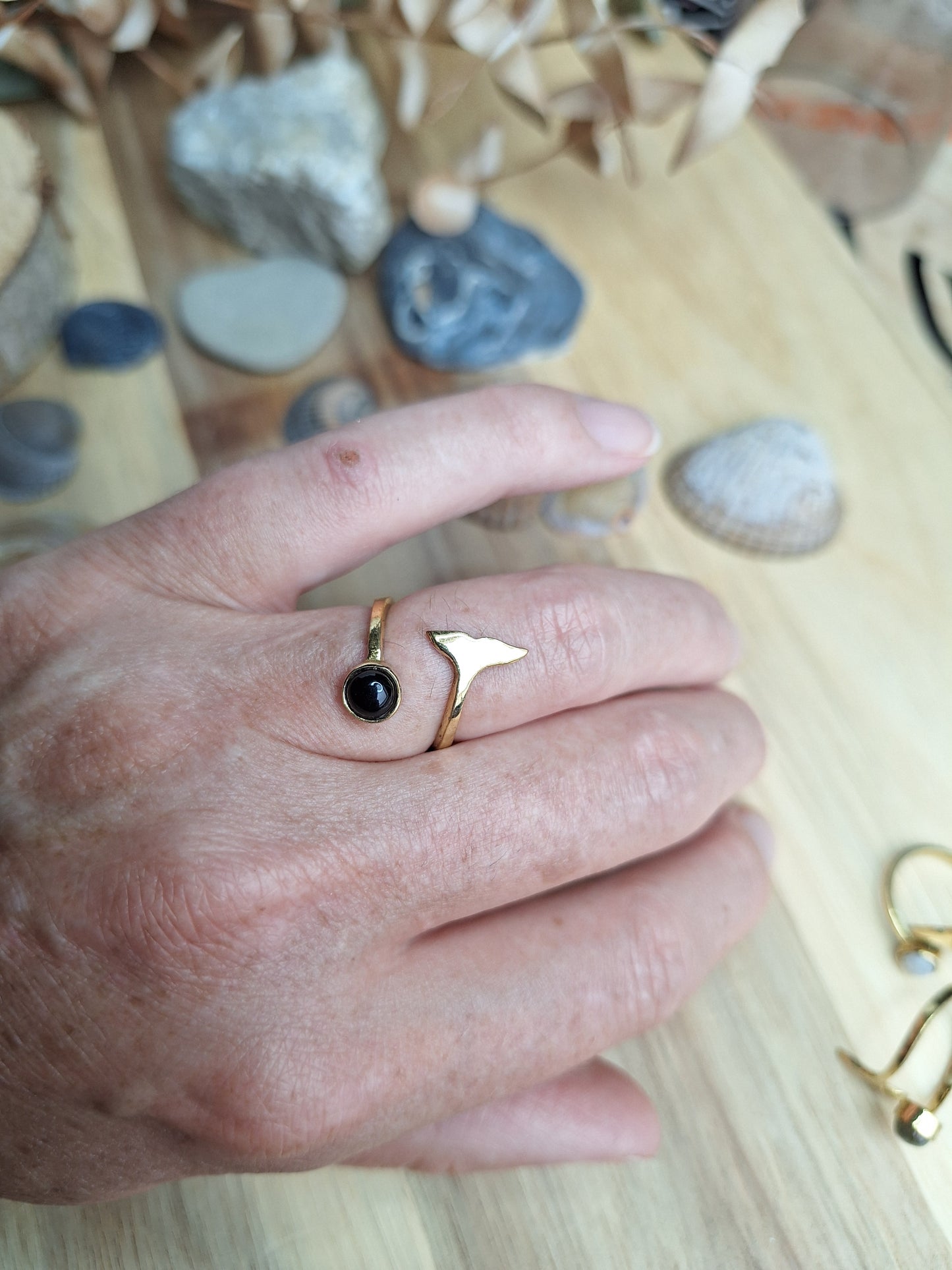 Fingerring mit Walfluke9