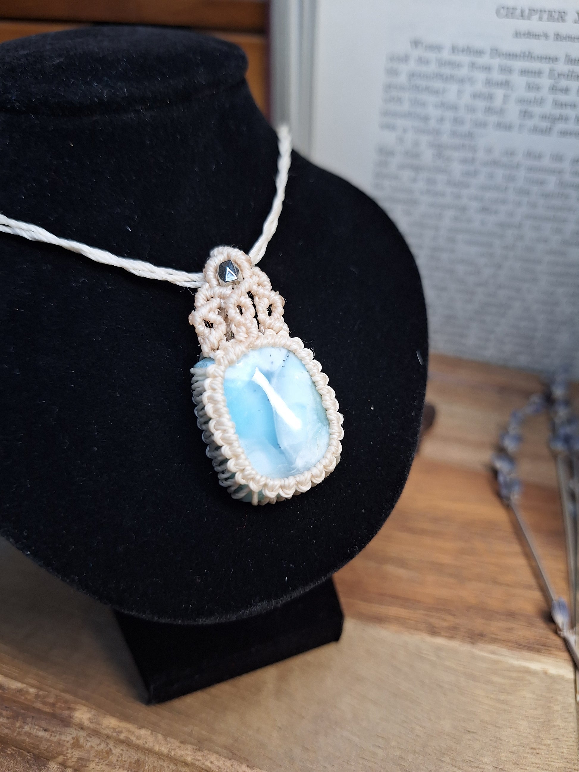 Halskette mit Larimar