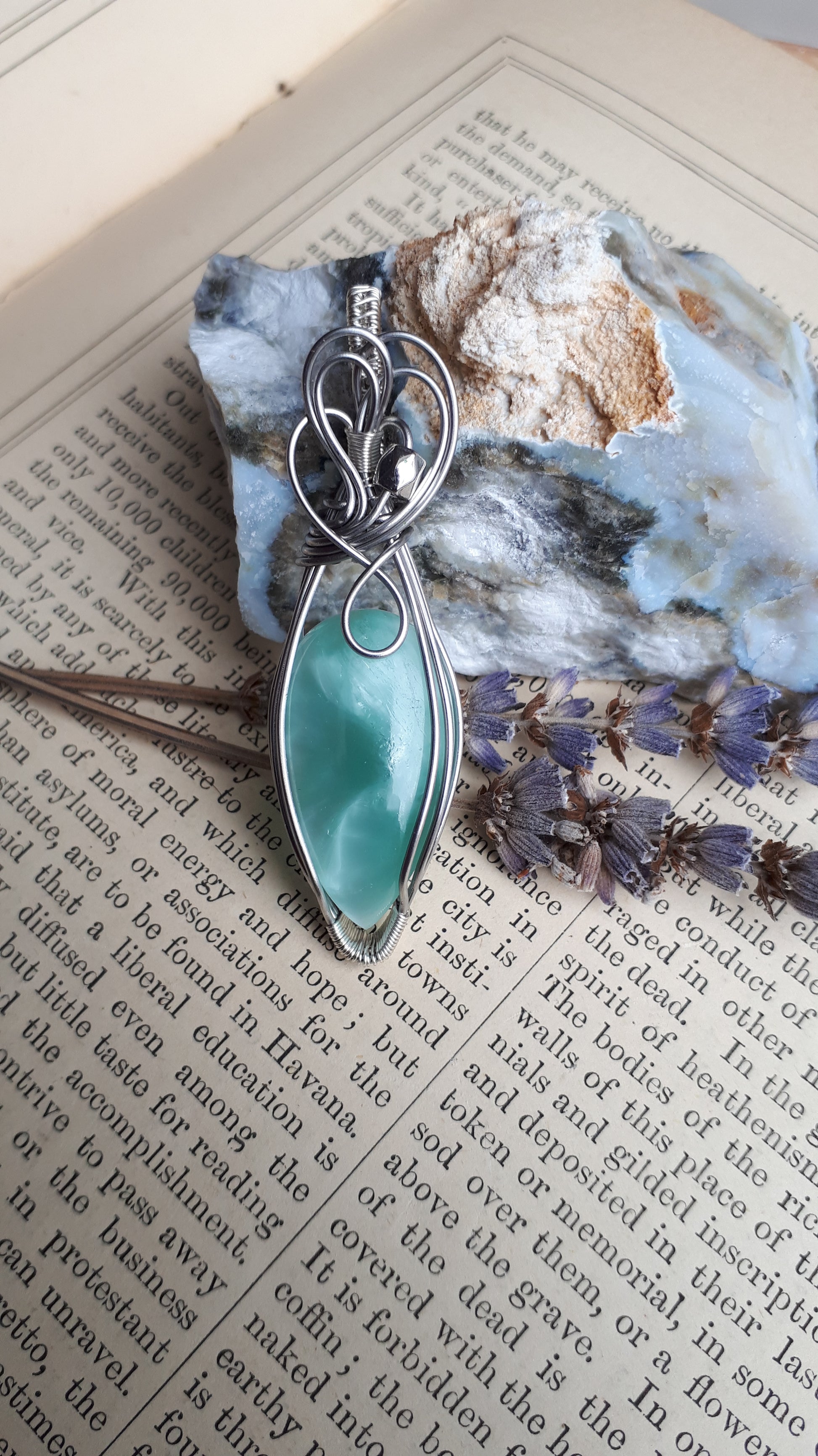 Kettenanhänger mit Mermaid Glass