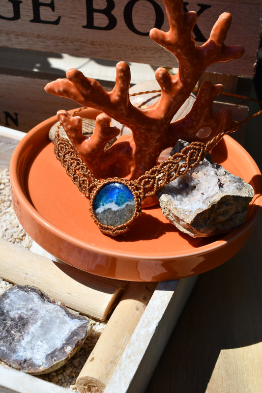 Makramee Choker Strandliebe