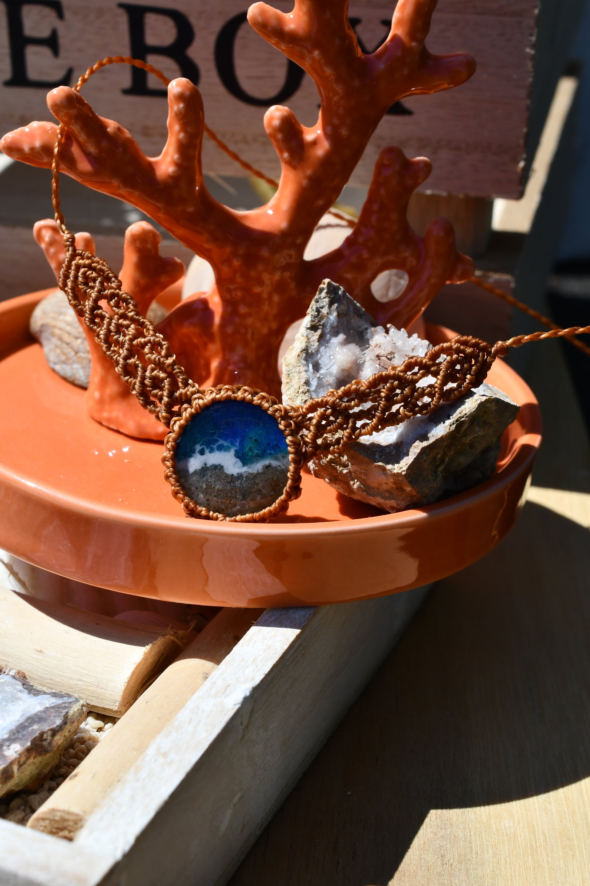 Makramee Choker Strandliebe 1
