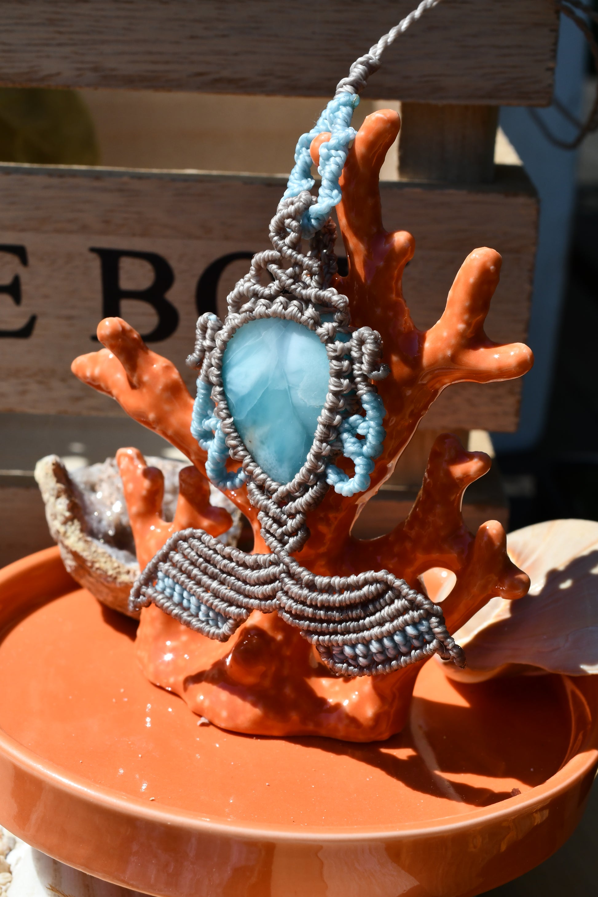 Makramee Kette "Whalefluke"3