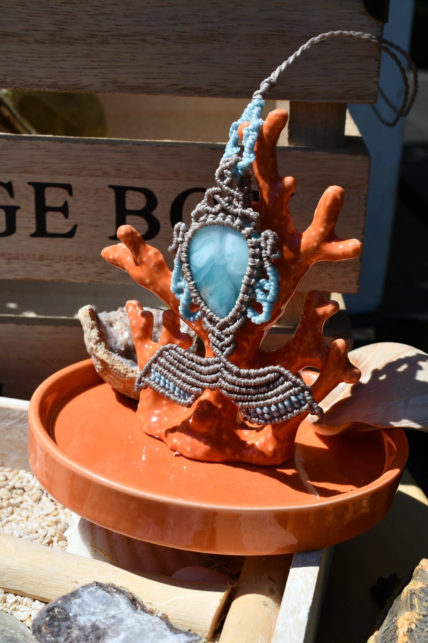 Makramee Kette "Whalefluke"1
