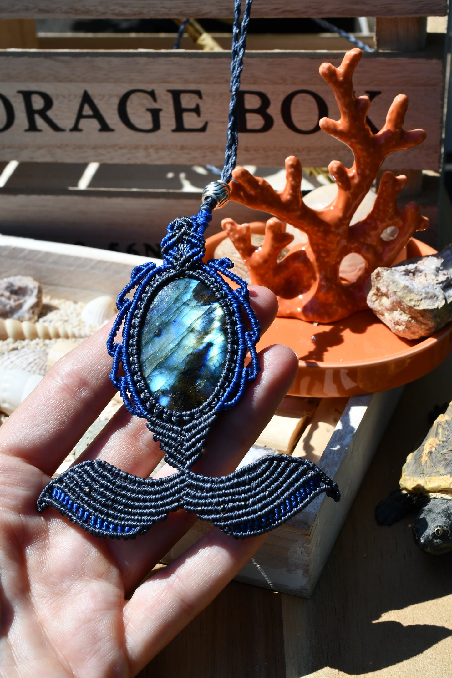 Makramee Kette "Whalefluke"6