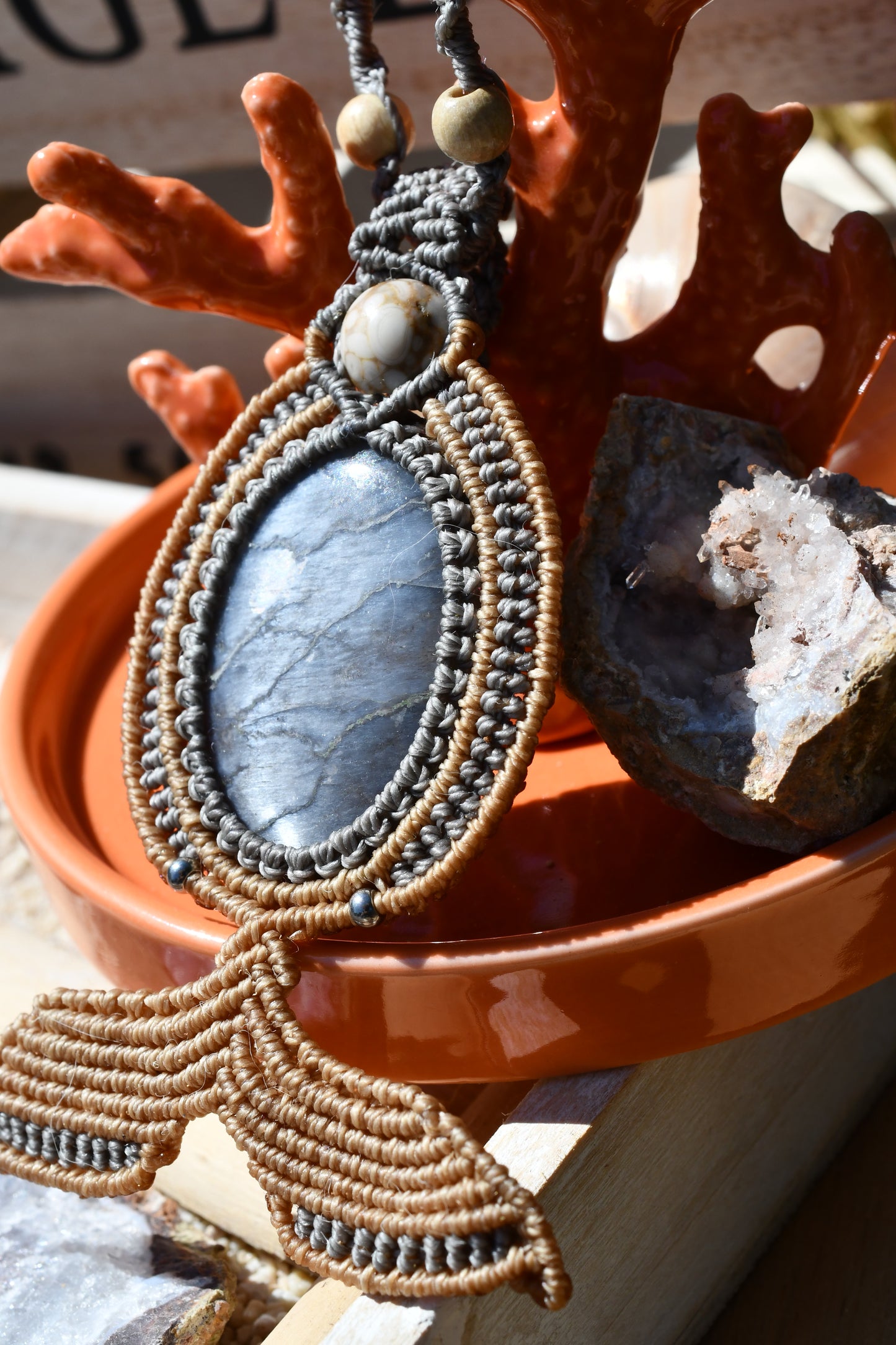 Makramee Kette "Whalefluke"8