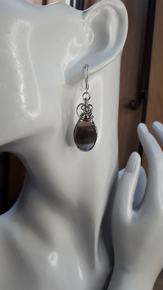 Ohrringe mit Owyhee-Opal