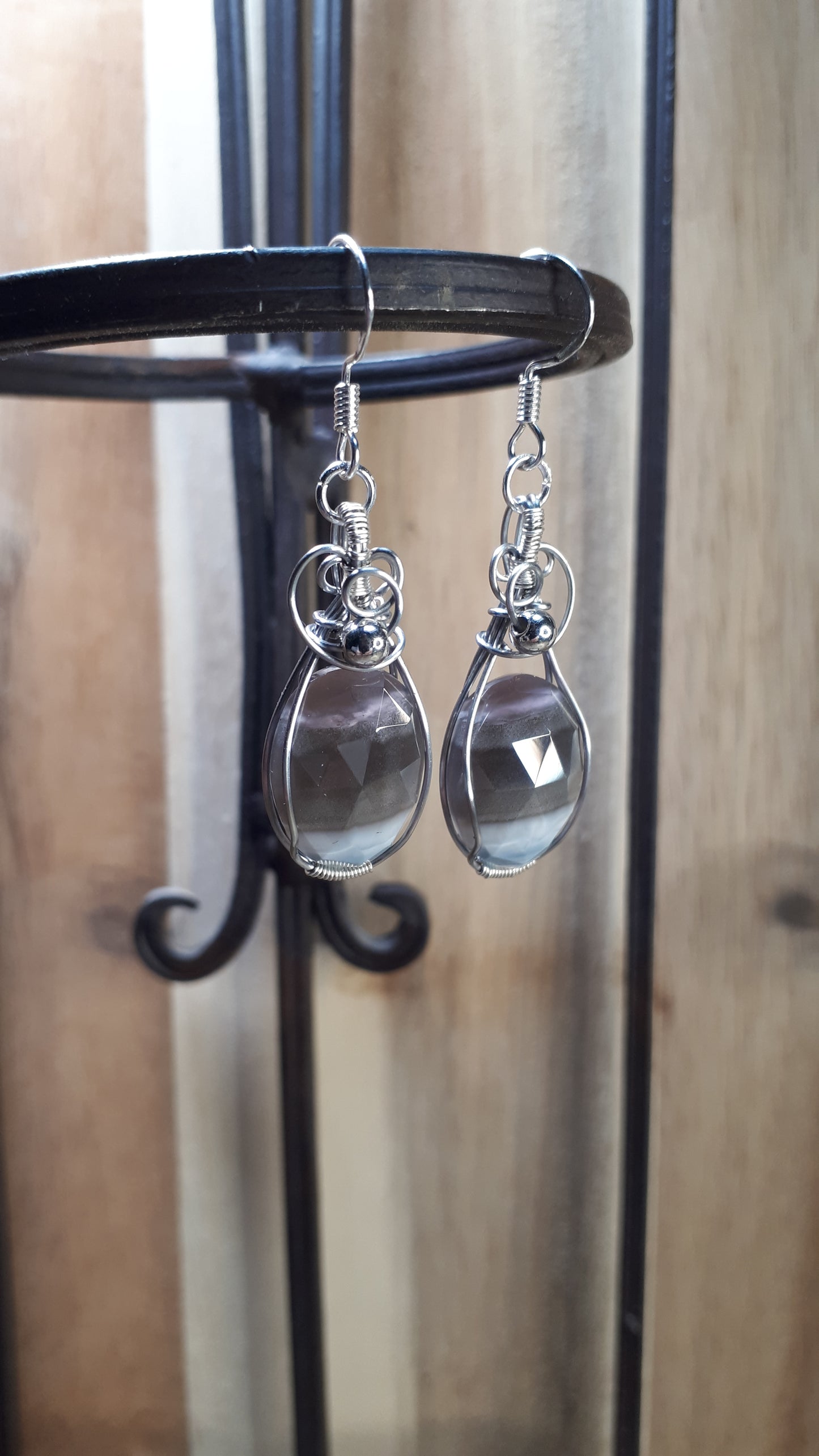 Ohrringe mit Owyhee-Opal