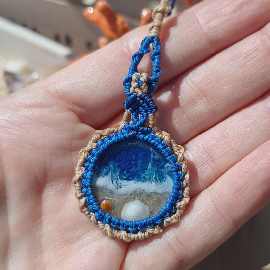 Makramee Kette „Strandliebe“ 8