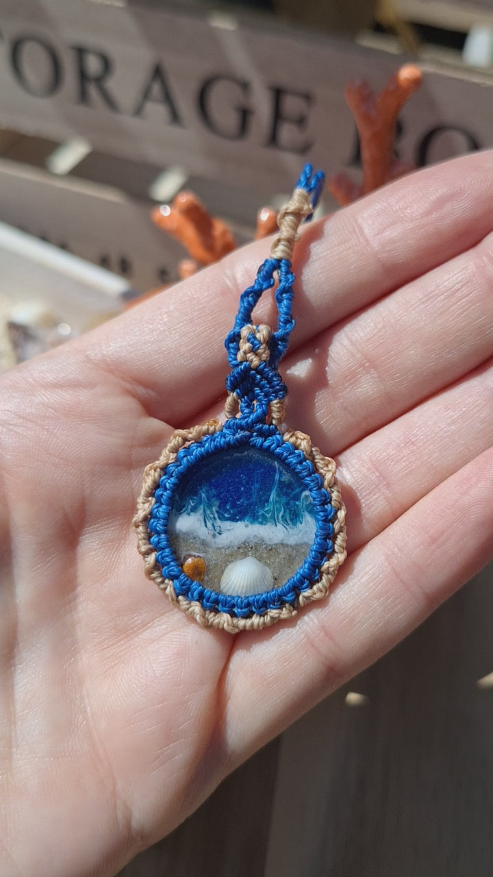 Makramee Kette „Strandliebe“ 8
